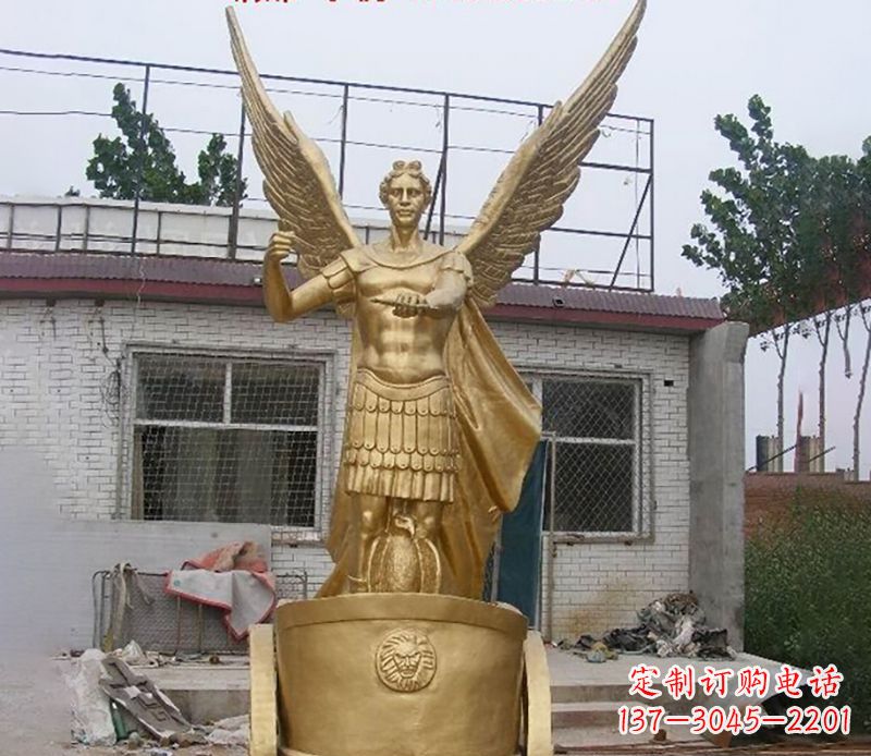 益阳阿波罗人物铜雕
