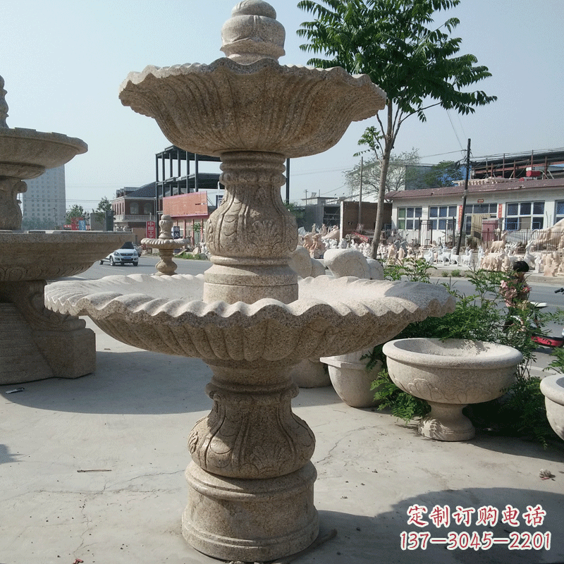 益阳砂岩雕塑喷泉