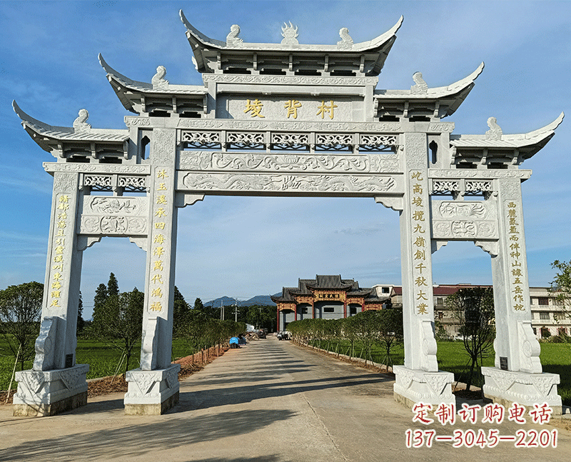 益阳石雕牌坊传承文化与艺术的完美结合