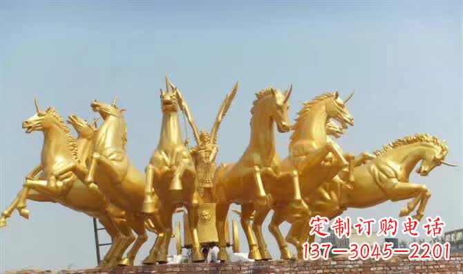 益阳阿波罗战车铜雕