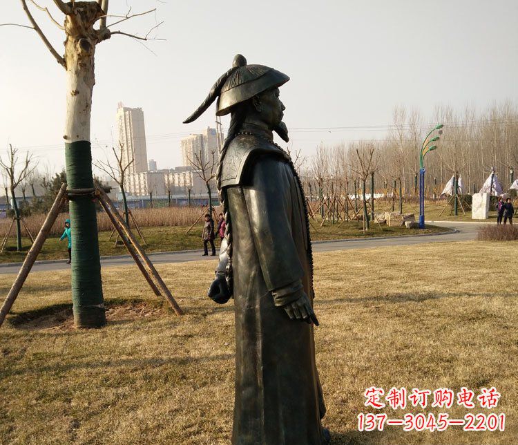 益阳林则徐纪念铜雕传承爱国精神