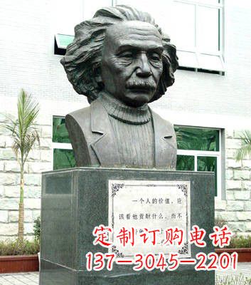 益阳爱因斯坦铜雕像