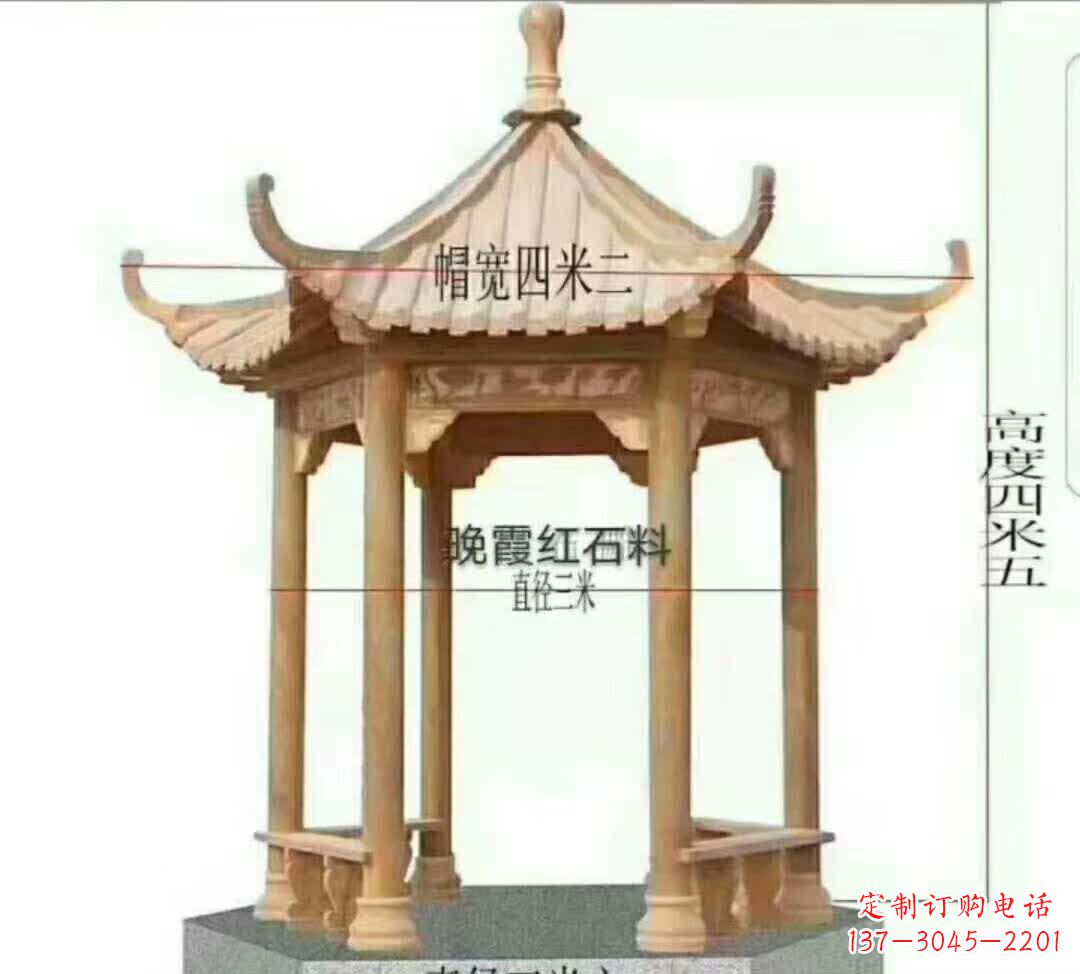 益阳藏于凉亭的石雕之美