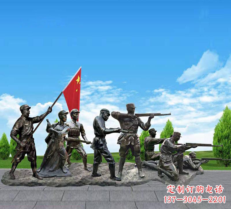 益阳“战士精神”铜雕