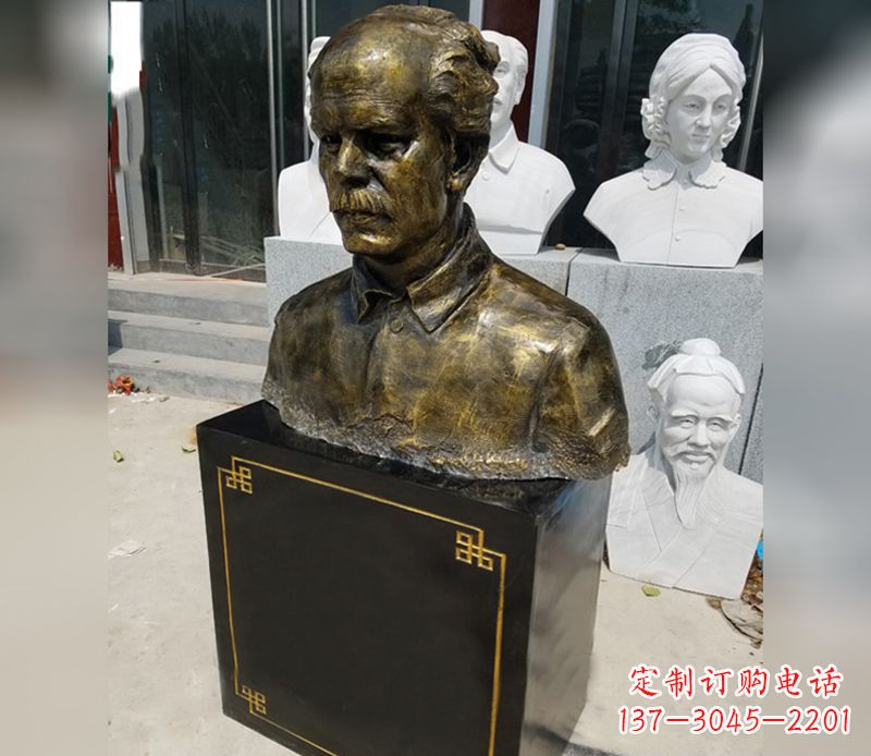 益阳白求恩胸像荣耀中国历史精神
