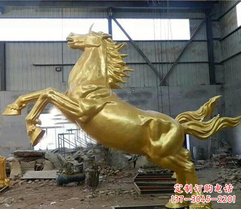 益阳精致马铜雕塑