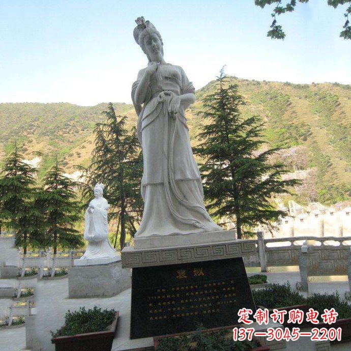 益阳褒姒雕像-中国古代知名美女“烽火戏诸侯”相关人物雕塑