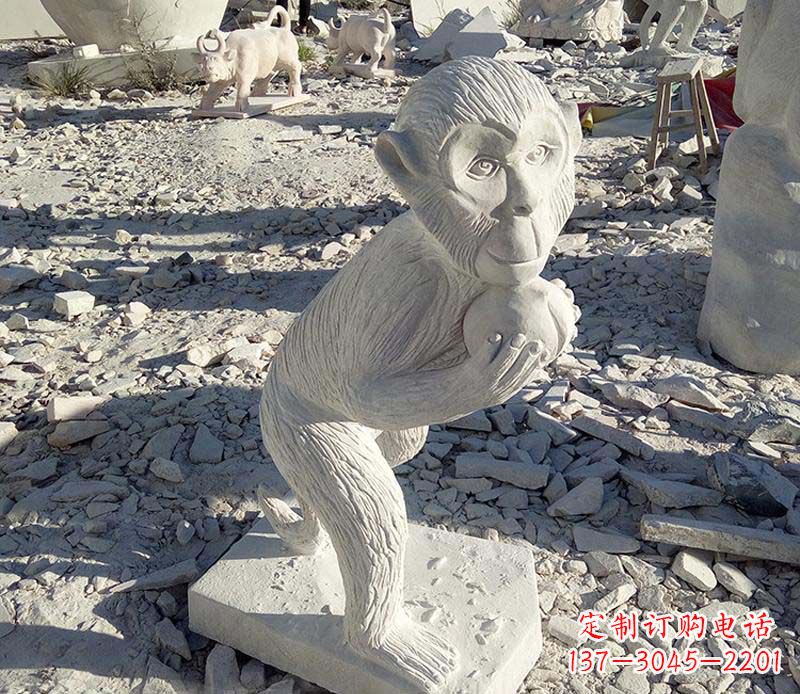 益阳“猴子石雕”——精致细腻的石头精雕