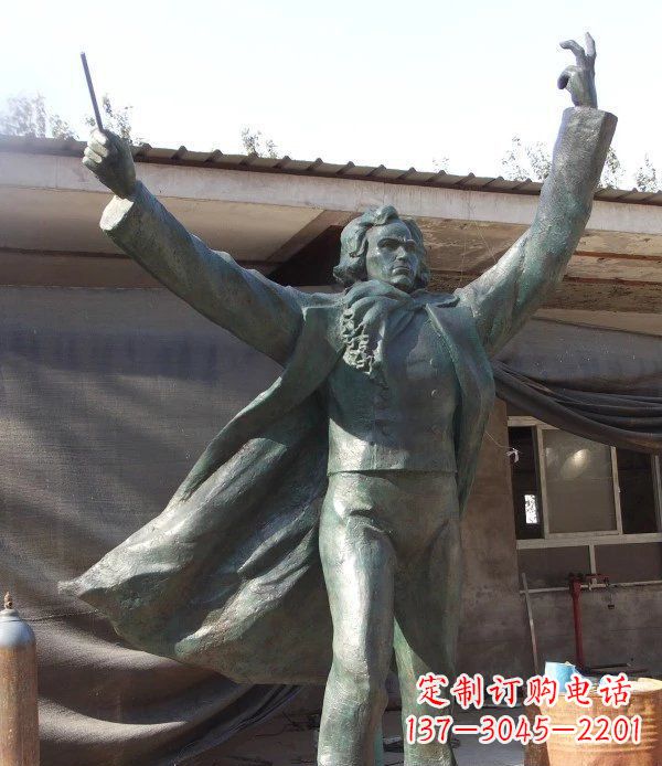 益阳贝多芬广场西方名人铜雕