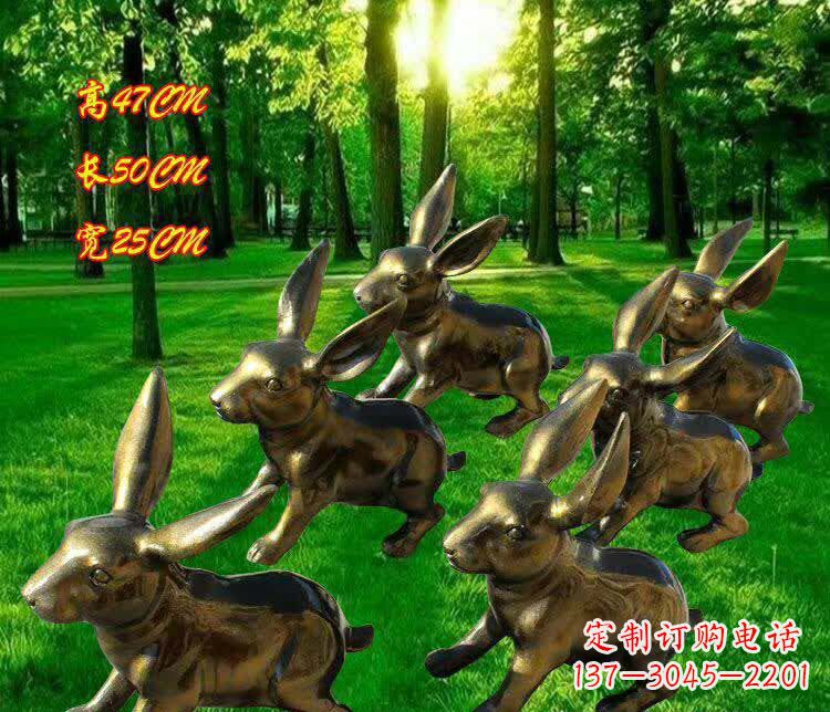 益阳兔子雕塑——激情活力的象征