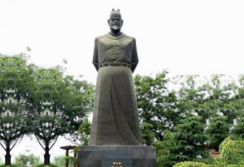 益阳“洪武之治”明太祖石雕塑像