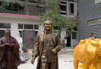益阳“白求恩”传奇人物铜雕