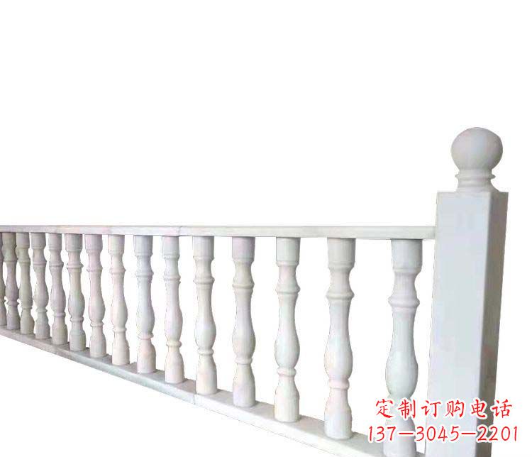 益阳别墅汉白玉栏杆景观石雕