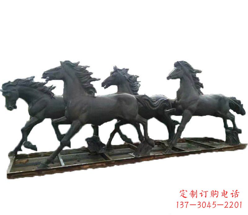 益阳铜质动物雕塑,为别墅景观增添美感