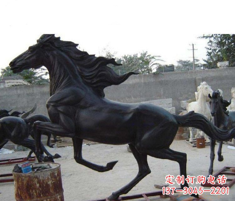 益阳马铜雕塑,让你的别墅景观更加生动