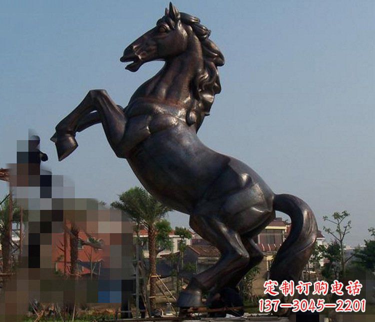 益阳别墅景观动物马铜雕塑
