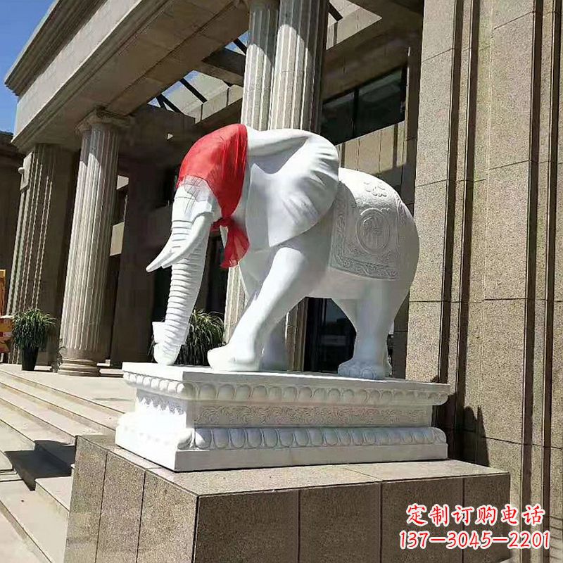 益阳大象雕刻精美家居装饰品