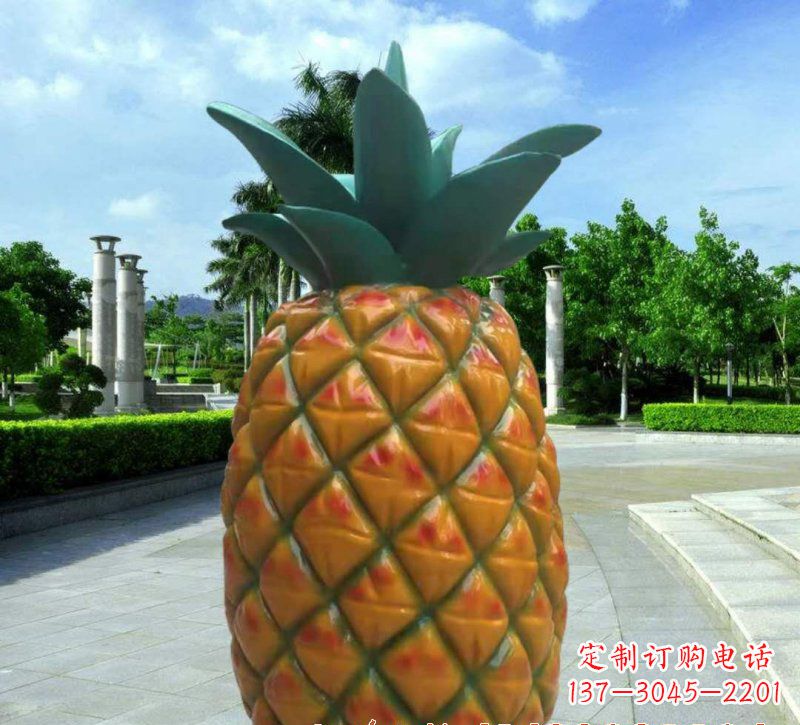 益阳玻璃钢菠萝灯