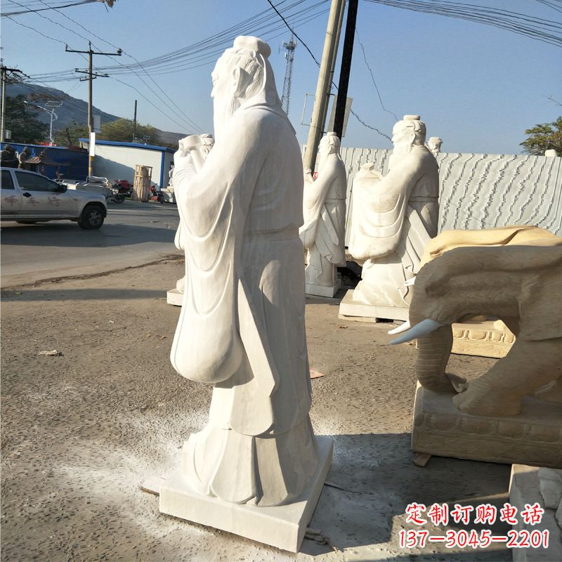 益阳孔子——玻璃钢雕塑的象征