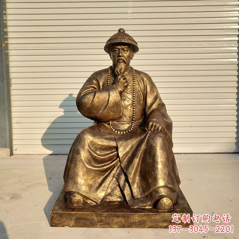 益阳林则徐——玻璃钢仿铜雕像