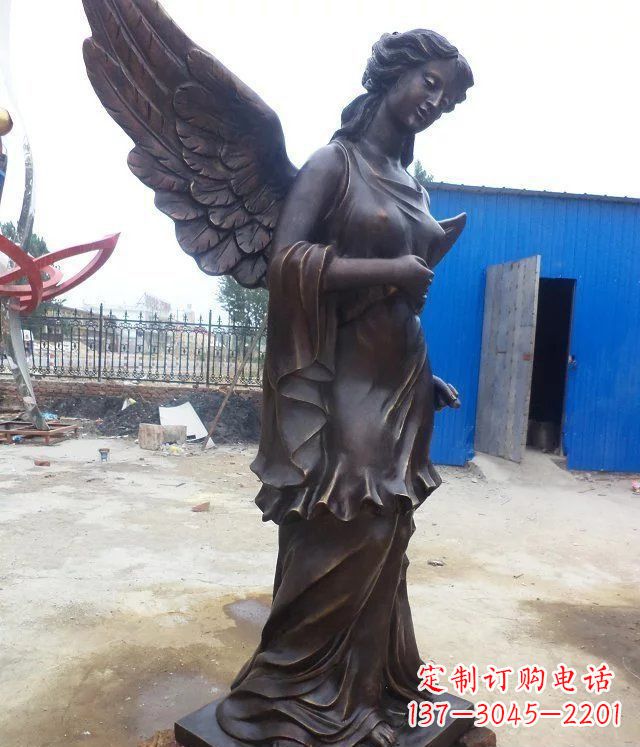 益阳玻璃钢仿铜欧式女人雕塑