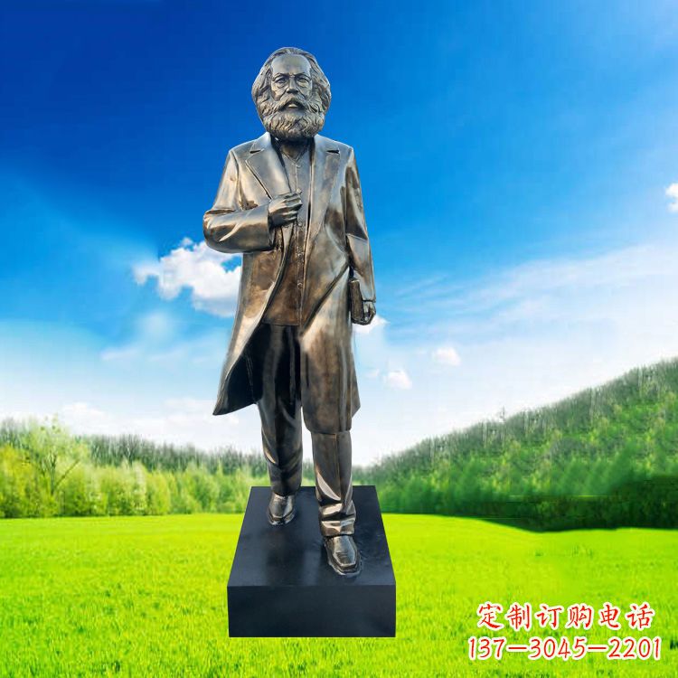 益阳玻璃钢马克思塑像伟人的永恒记忆