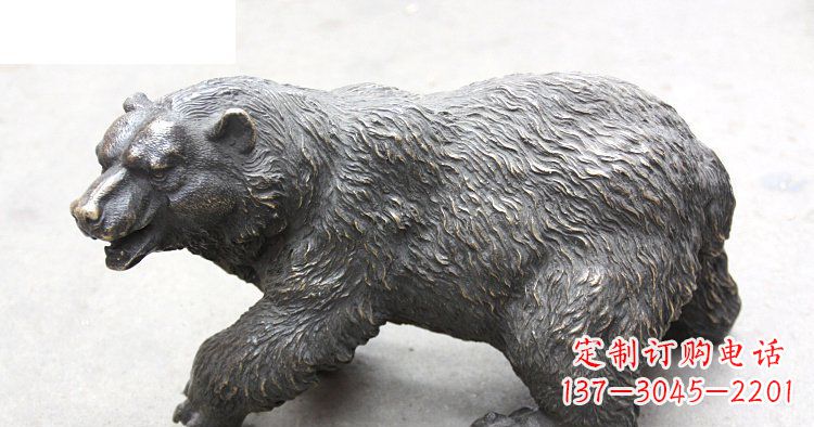 益阳玻璃钢仿真北极熊公园动物雕塑