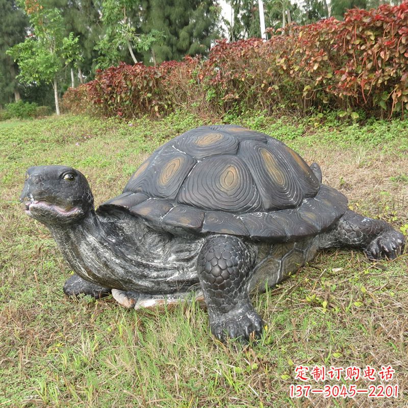 益阳玻璃钢乌龟雕塑传承古老文化