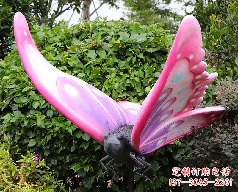 益阳玻璃钢蝴蝶雕塑艺术之美