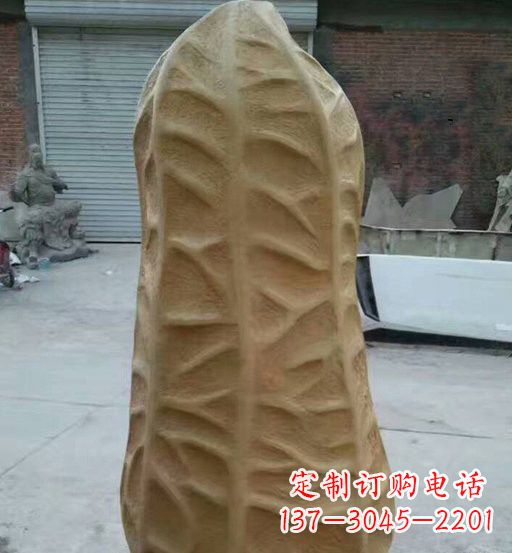 益阳玻璃钢仿真花生雕塑