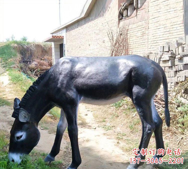 益阳玻璃钢雕刻毛驴,传承传统文化
