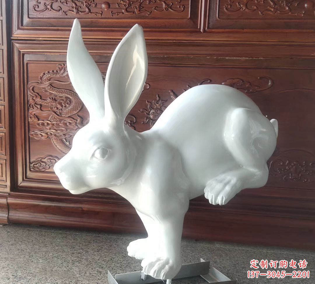 益阳玻璃钢仿真生肖兔