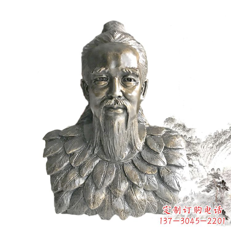 益阳玻璃钢伏羲头像