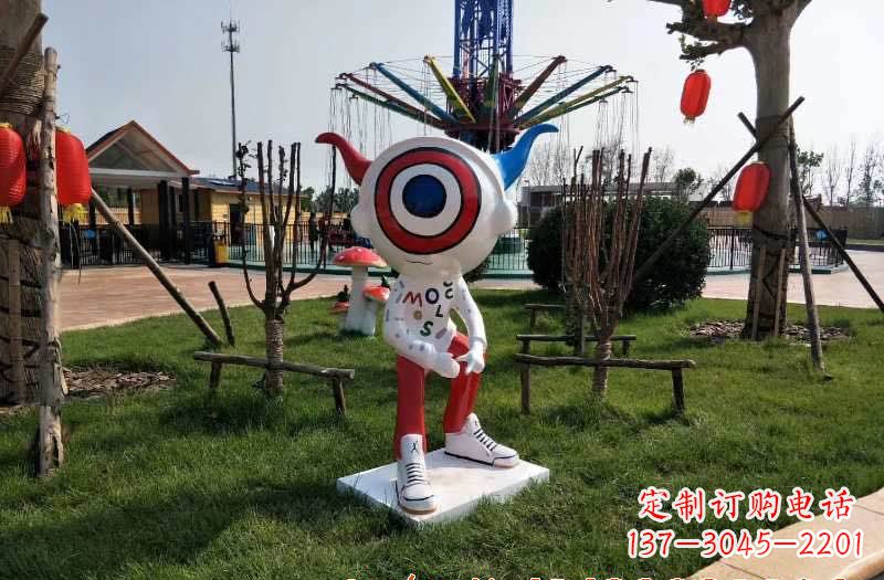 益阳玻璃钢卡通机器人——雕塑艺术的新灵感