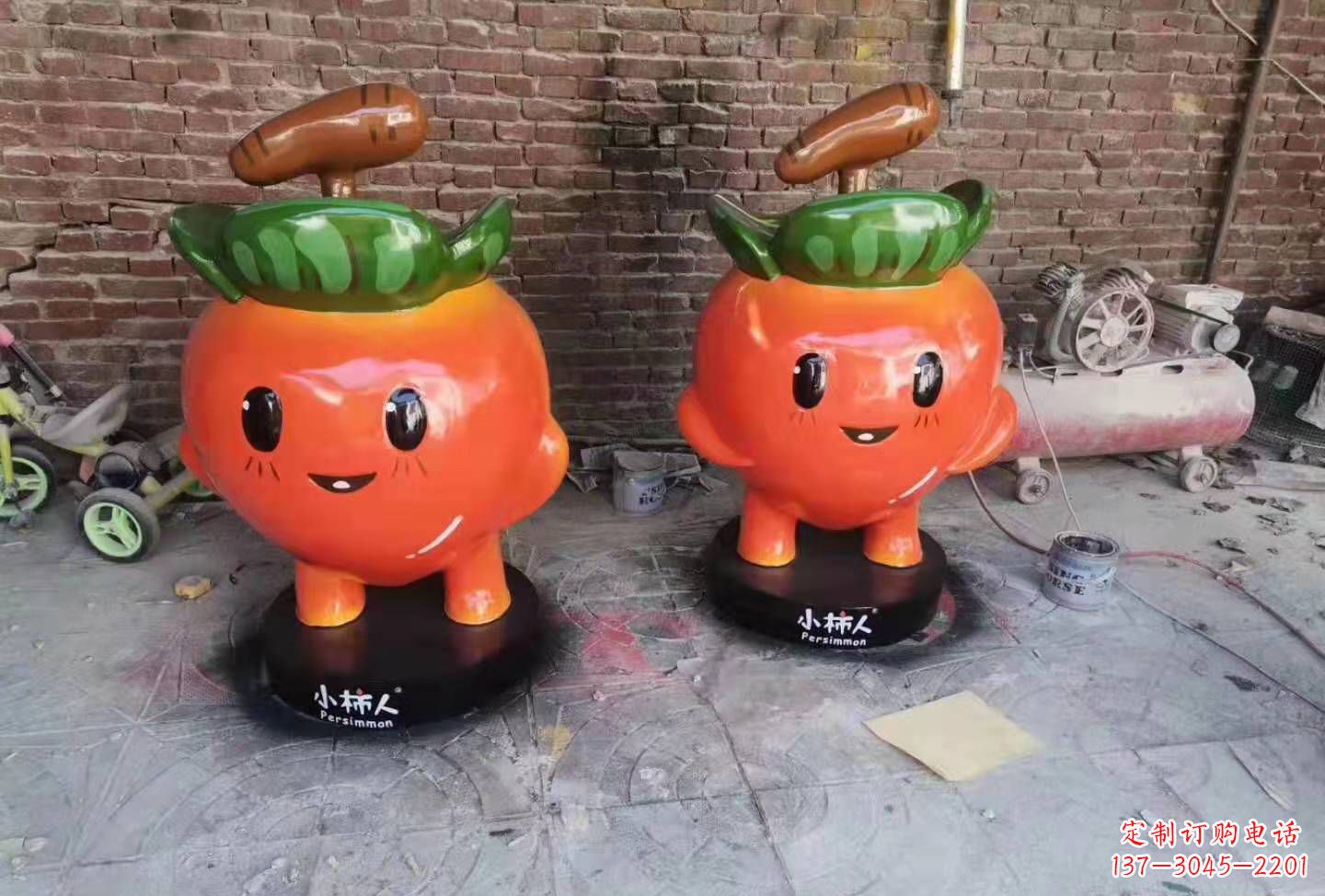 益阳精致玻璃钢卡通蔬菜雕塑