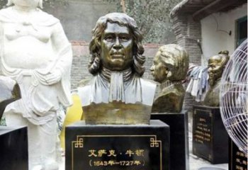 益阳玻璃钢仿铜雕塑——纪念伟大的牛顿