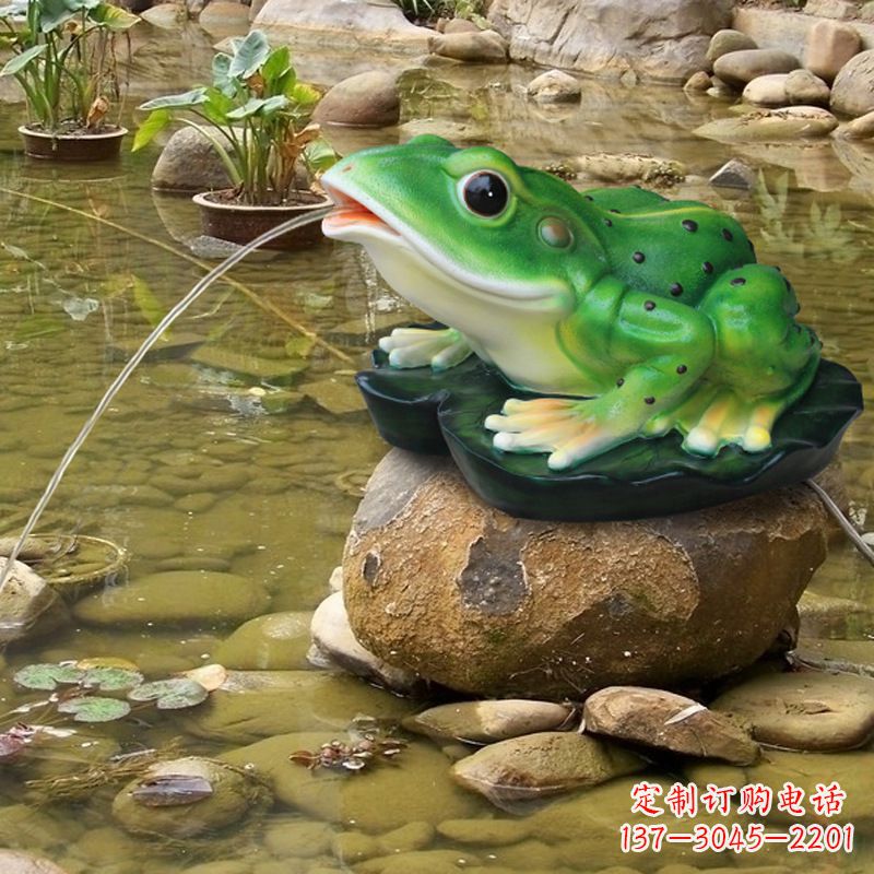 益阳玻璃钢青蛙雕塑——艺术与自然的完美结合
