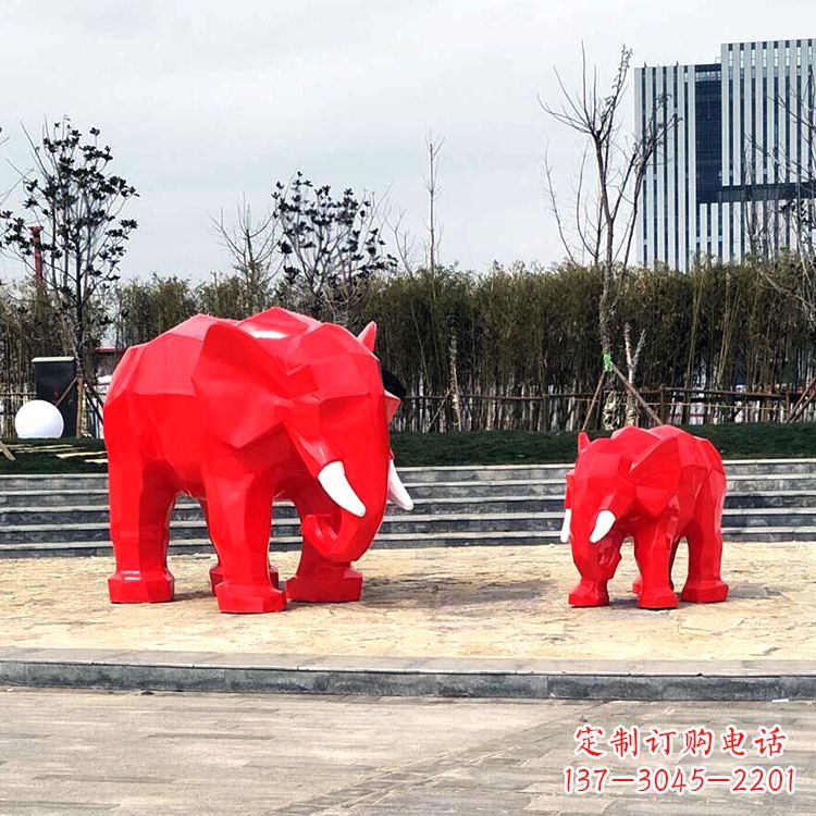益阳玻璃钢大象雕塑艺术之美