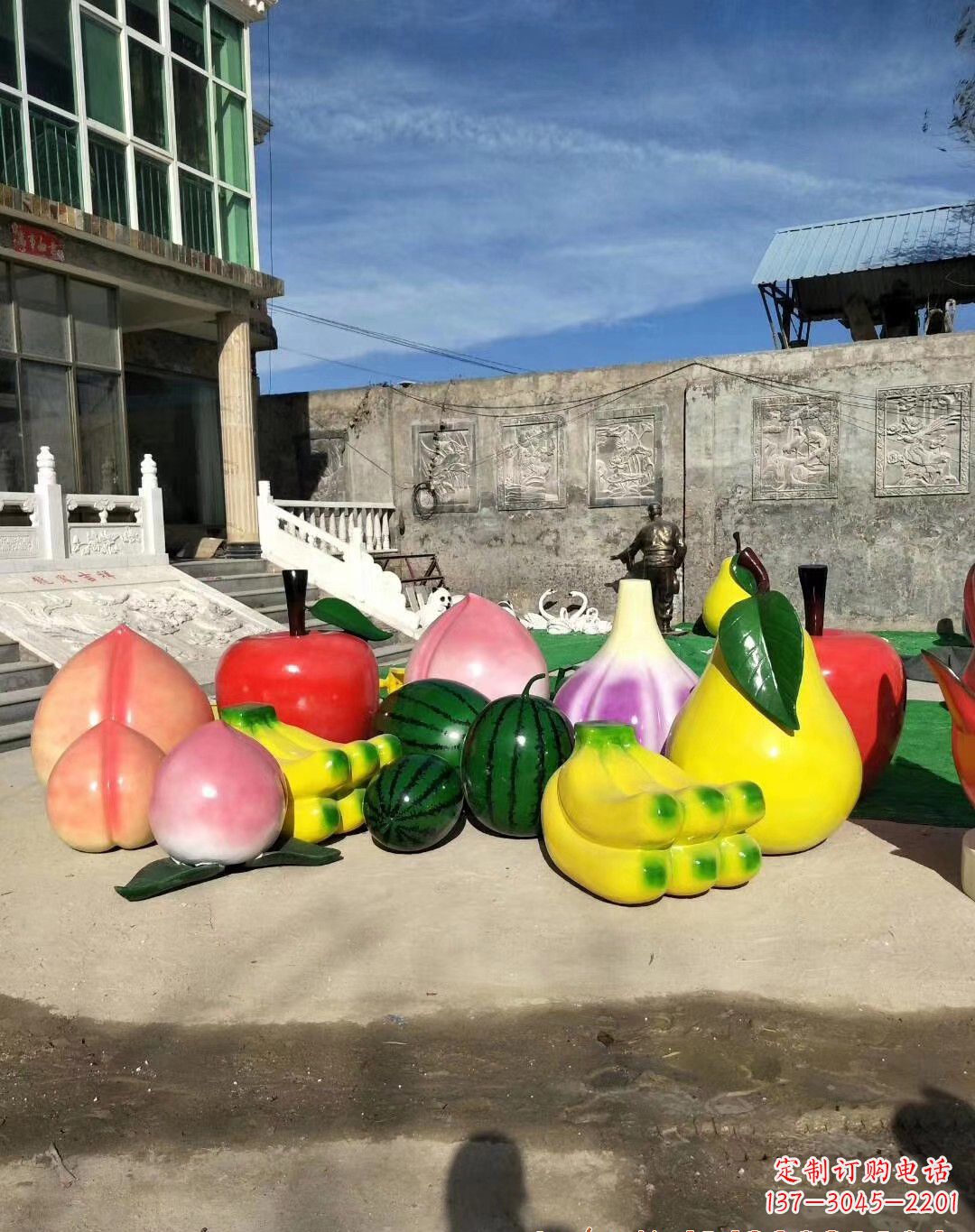 益阳玻璃钢水果雕塑一种别致的艺术