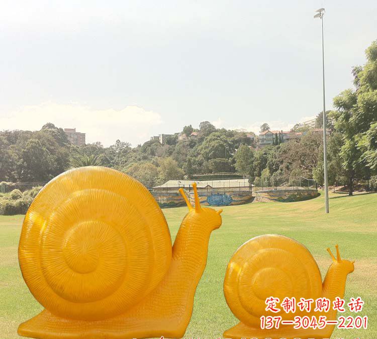 益阳玻璃钢蜗牛雕塑