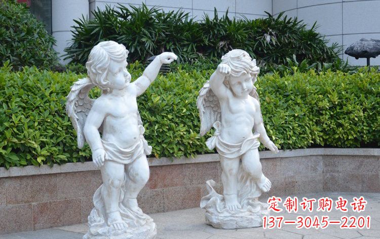 益阳玻璃钢小天使雕塑 西方人物雕塑