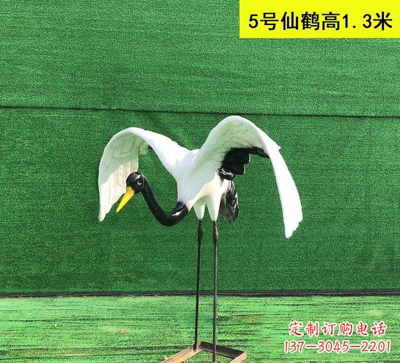 益阳仙鹤雕塑经典之美