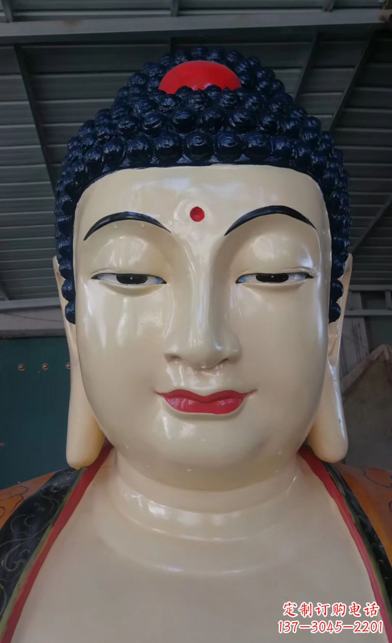 益阳玻璃钢宗教庙宇如来雕像宗教文化的艺术精粹
