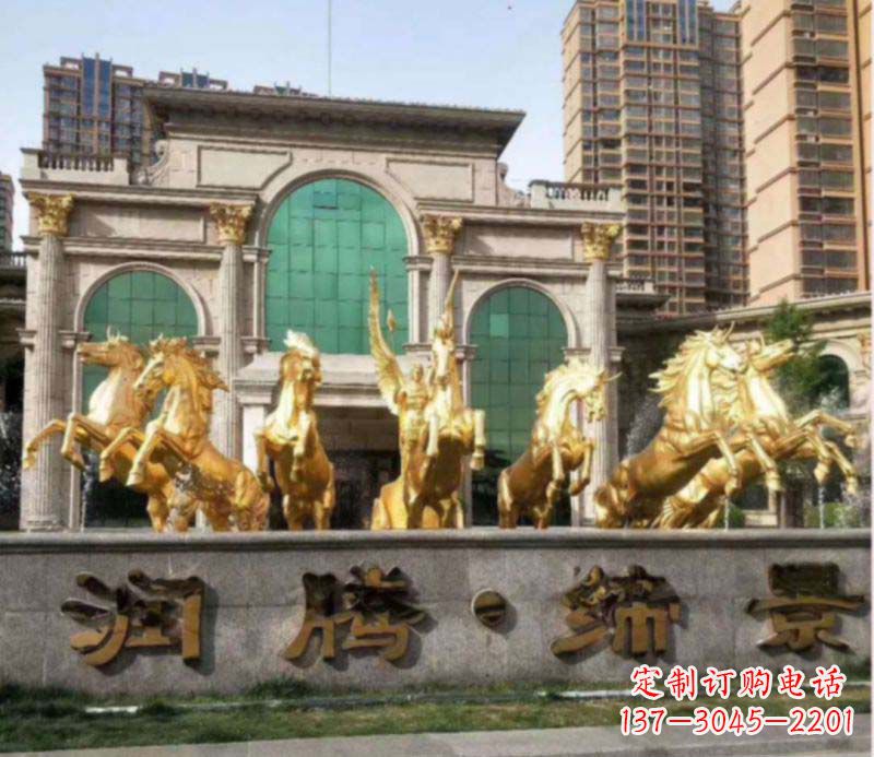 益阳不锈钢阿波罗战车雕塑