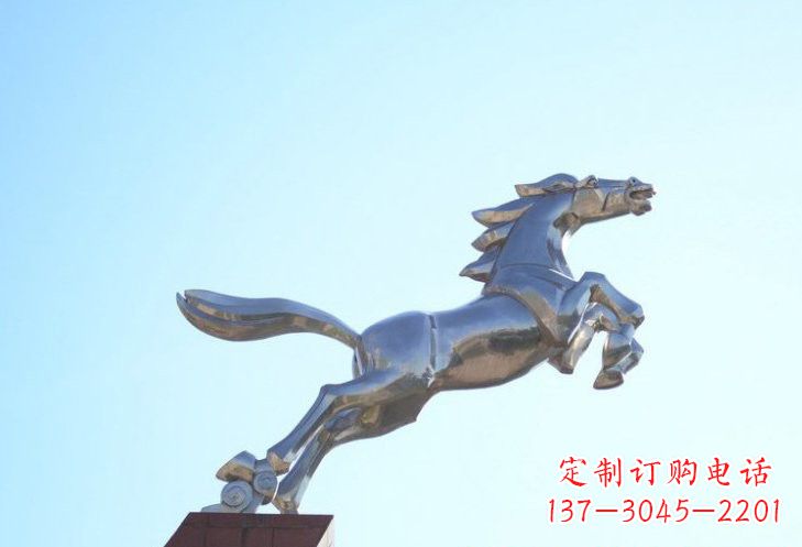 益阳不锈钢奔马雕塑