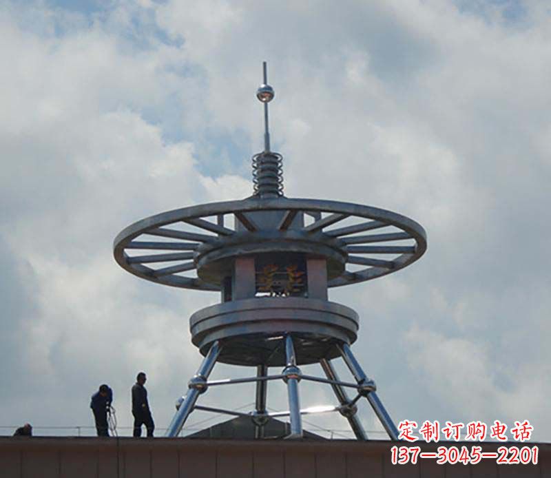 益阳不锈钢避雷针景观雕塑——安全防护与美丽结合