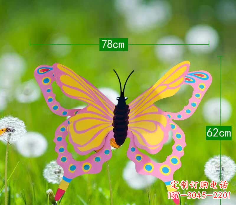 益阳不锈钢蝴蝶雕塑美观耐用的艺术品