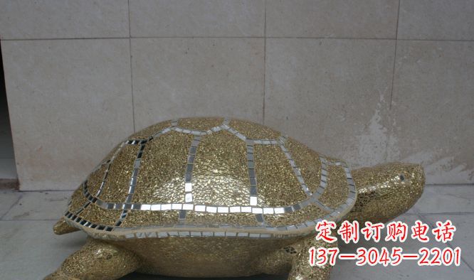 益阳不锈钢彩银乌龟公园景观雕塑艺术与自然的完美融合
