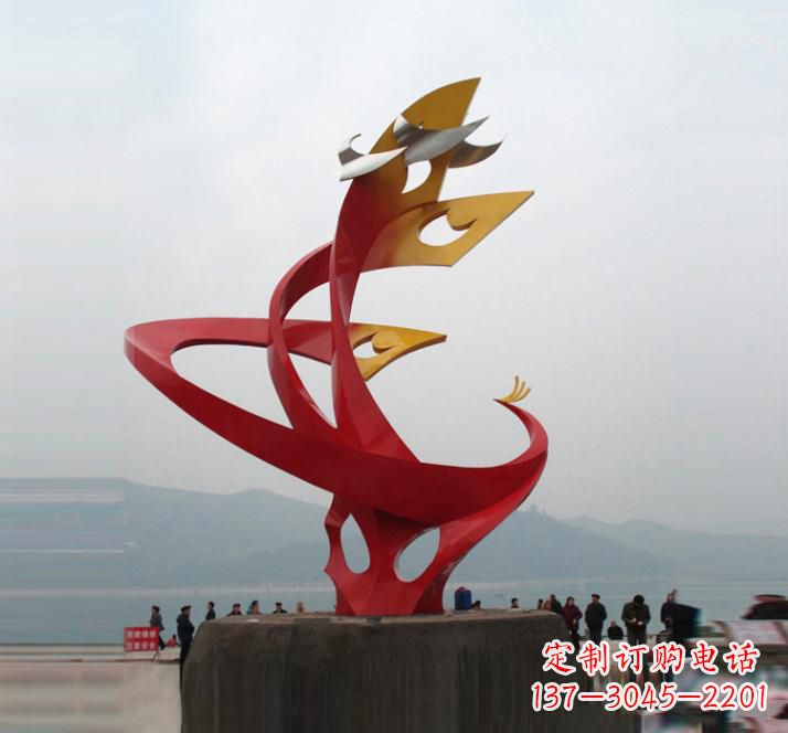 益阳精美的不锈钢凤凰雕塑