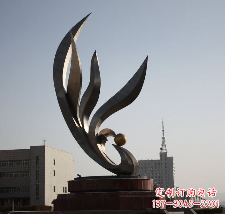 益阳不锈钢凤凰雕塑传承凤凰文化的艺术精品